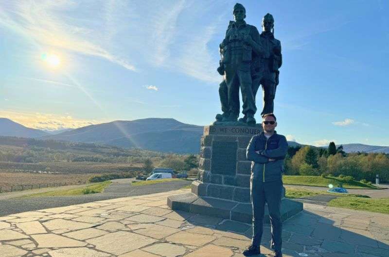 Commando Memorial close to Loch Ness, Scotland, photo by Next Level of Travel