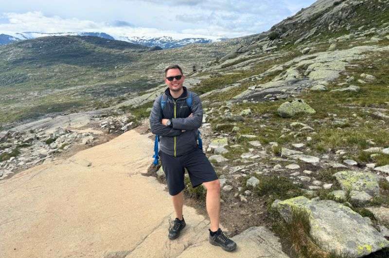 On the Trolltunga Hike in Norway, photo by Next Level of Travel