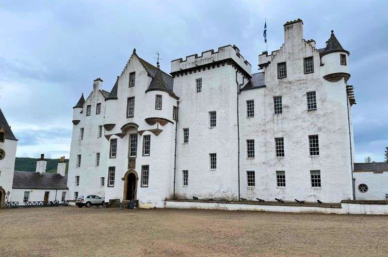 Blair castle in Scotland, photo by Next Level of Travel