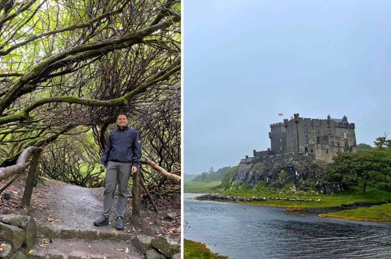 Dunvegan Castle and its gardens in Scotland, photo by Next Level of Travel