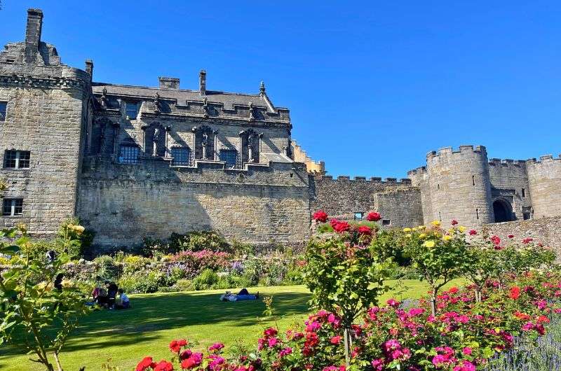 Stirling castle, one of the ancient castles of Scotland, photo by Next Level of Travel