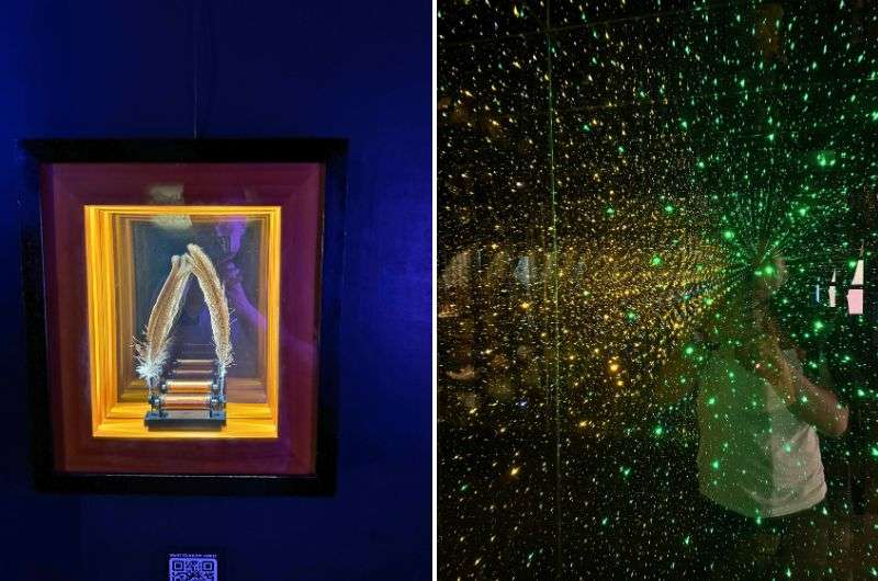 The exhibits in the Museum of Illusions in Edinburgh, photo by Next Level of Travel