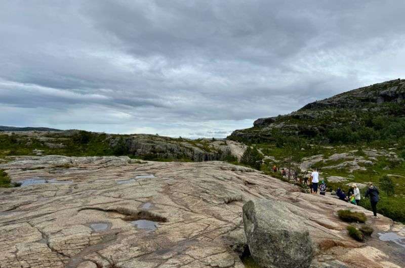 On the Pulpit Rock hike in Norway, photo by Next Level of Travel