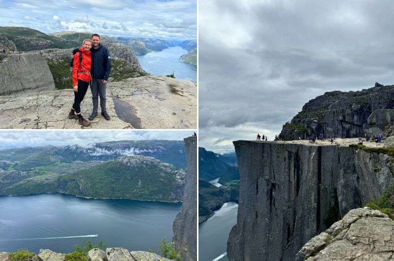 On top of the Pulpit Rock in Norway, photos by Next Level of Travel