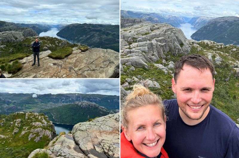 View on the Pulpit Rock hike in Norway, photos by Next Level of Travel