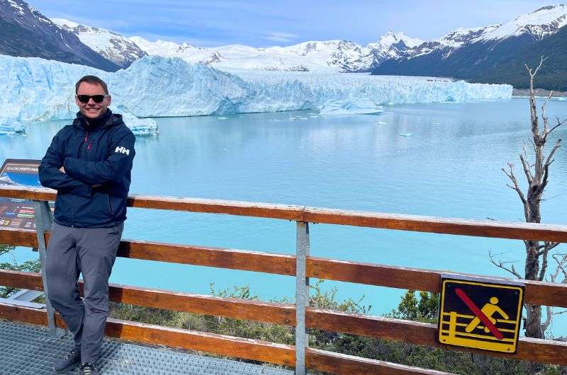 Tourist and the Perito Moreno glaciers in Argentina, photo by Next Level of Travel