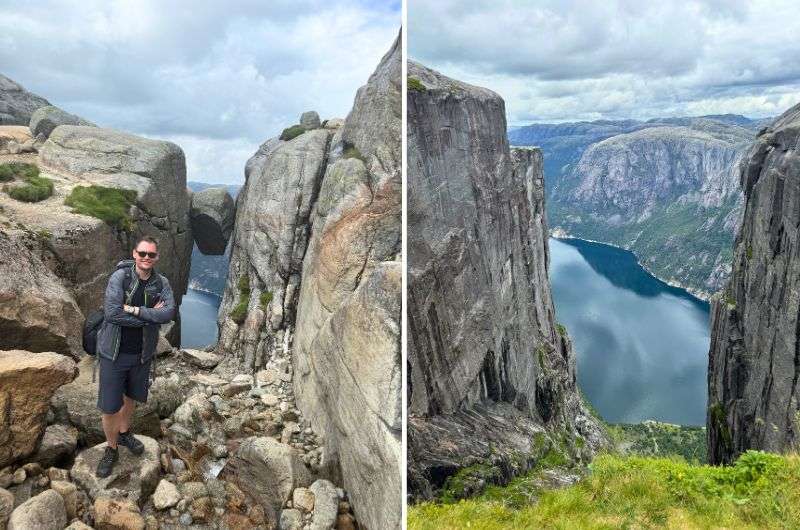 Hiking the Kjerag near Stavanger in Norway, photo by Next Level of Travel