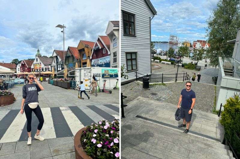 Tourists in Stavanger, Norway, photos by Next Level of Travel