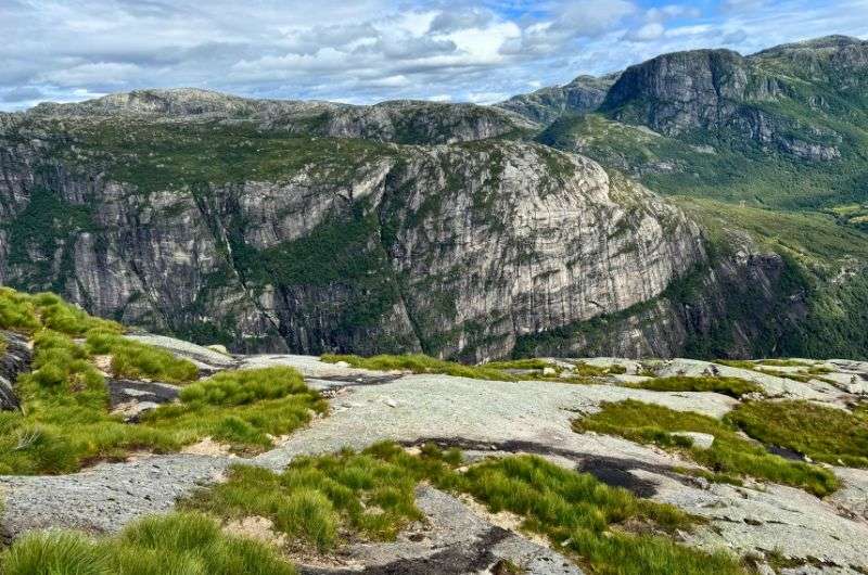 Kjerag hike view in Norway, photo by Next Level of Travel