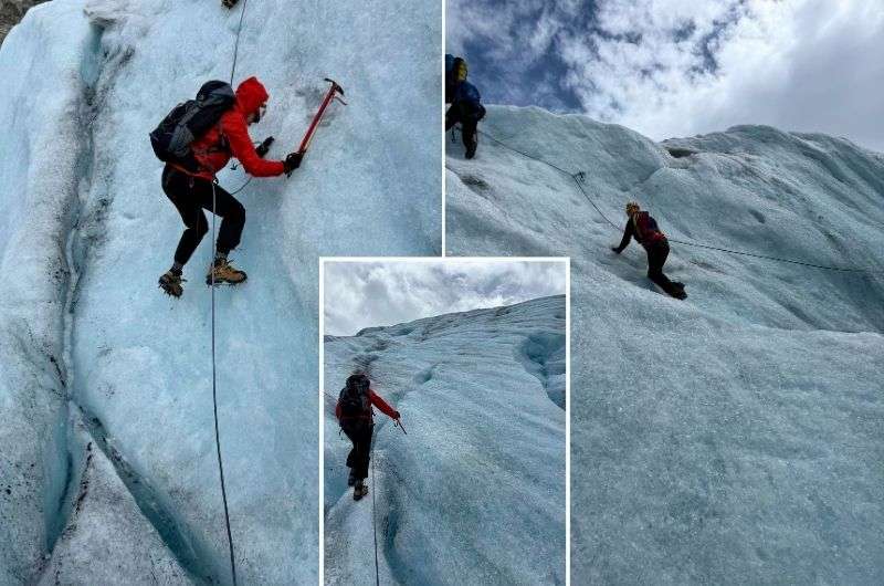 Hiking the Folgefonna glacier in Norway, photo by Next Level of Travel