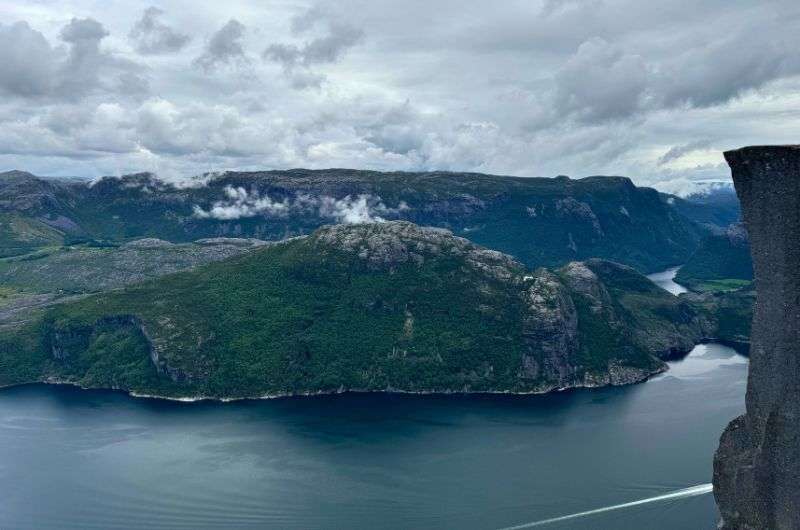 Scenery on Pulpit Rock hike in Norway, photo by Next Level of Travel