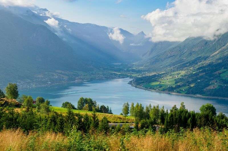 Innvikfjorden in Norway