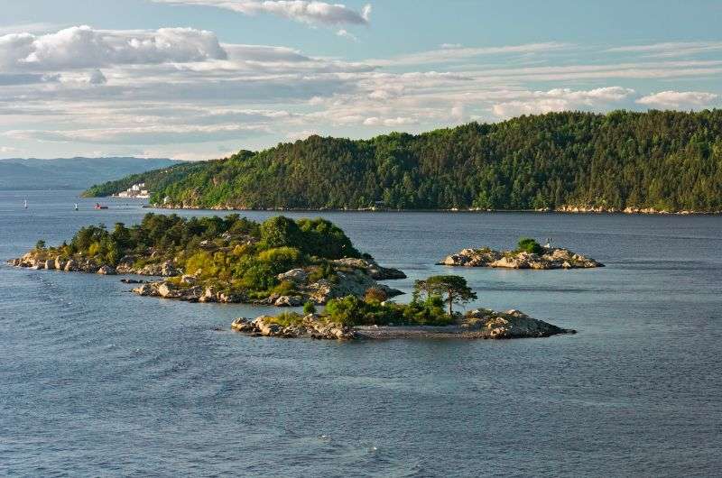 Oslofjord in Oslo, Norway