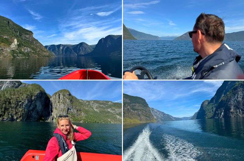 Taking the Nærøyfjord boat cruise in Norway, photo by Next Level of Travel