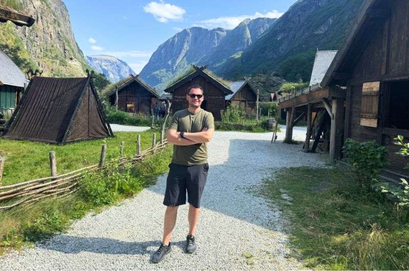 Traveler exploring the Viking Village in Norway, photo by Next Level of Travel