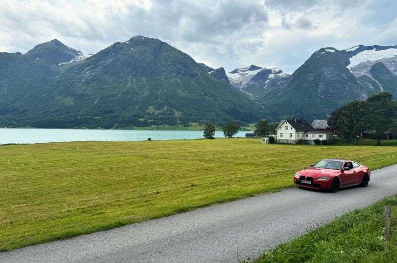 Driving a car in Norway, photo by Next Level of Travel