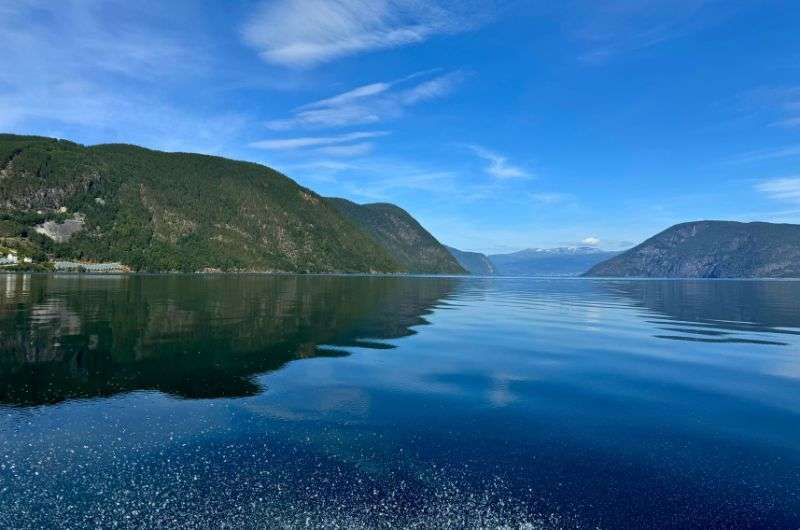 Fjord in Flåm, Norway, photo by Next Level of Travel