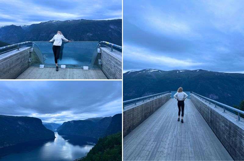 Stegastein viewpoint in Flåm, Norway, photos by Next Level of Travel