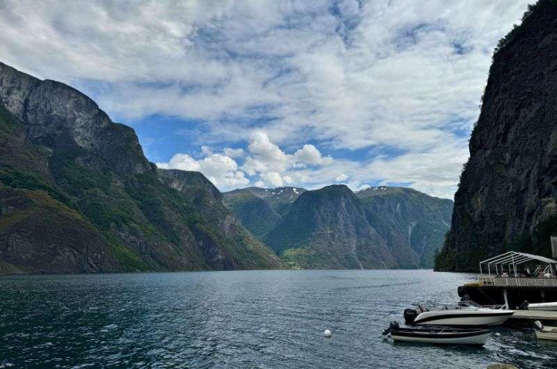 The Aurlandsfjord in Flåm, Norway, photo by Next Level of Travel