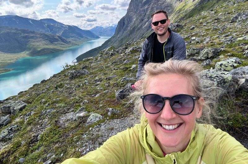 Besseggen Ridge hike in Jotunheimen National Park, Norway, photo by Next Level of Travel