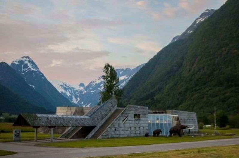 Breheimsenteret glacier in Norway