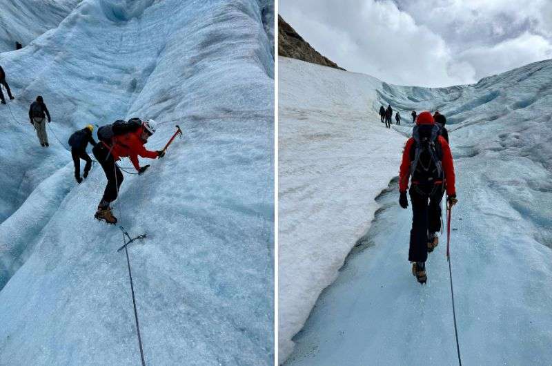 Climbing Folgefonna Ice hike in Norway, photos by Next Level of Travel