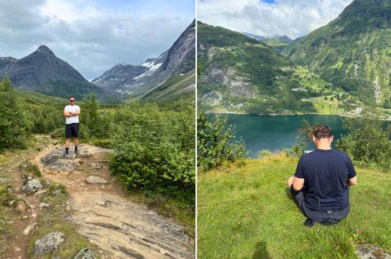 Traveler exploring the nature of Norway, photos by Next LEvel of Travel