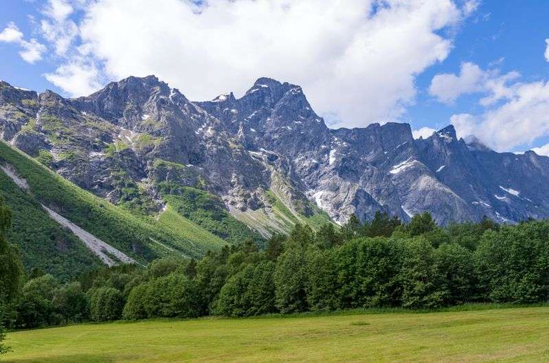 Trollveggen, natural site of Norway