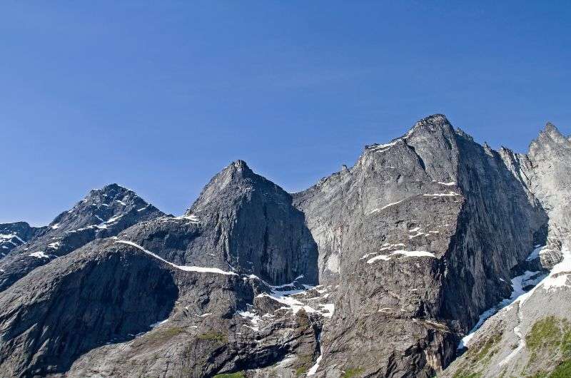 Trollveggen rocks in Norway