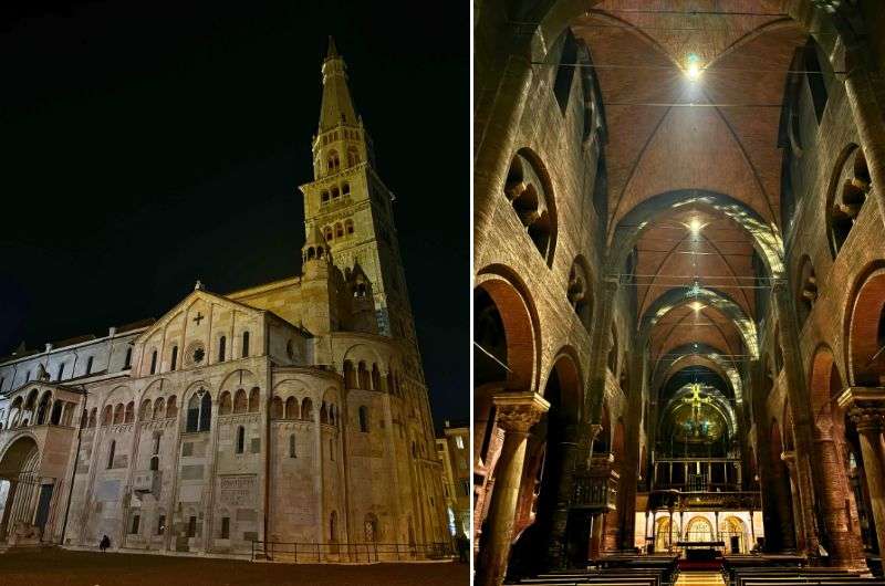 Evening visit of Duomo di Modena in Italy, photo by Next Level of Travel