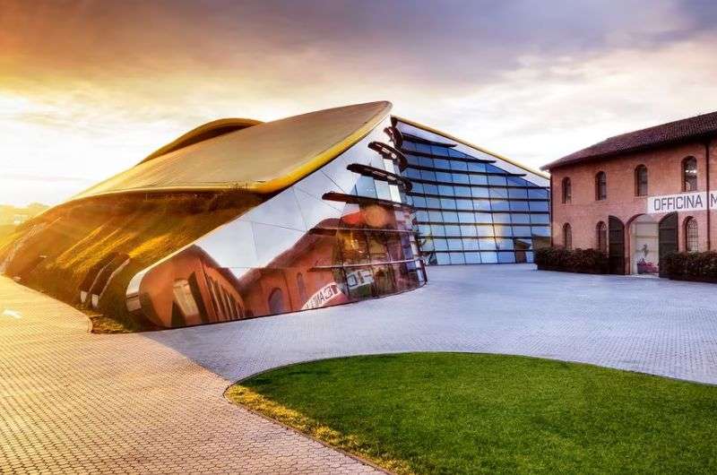 The Enzo Ferrari Museum in Modena in Italy