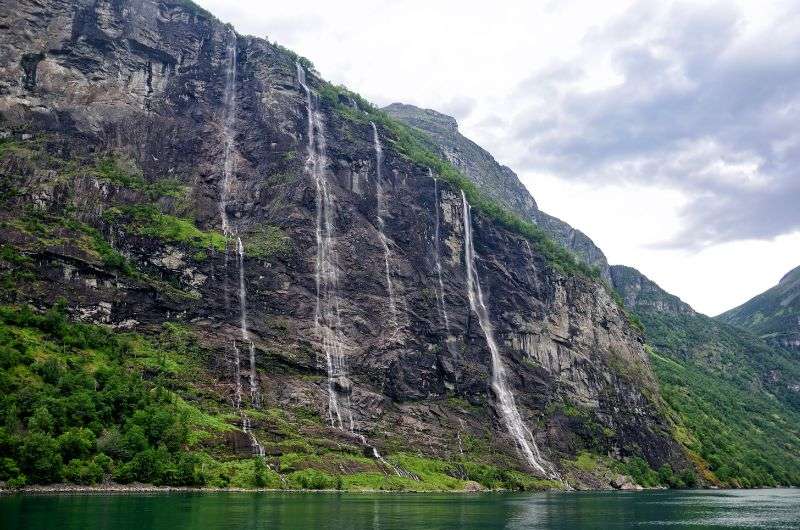 Seven Sisters Waterfall in Norway