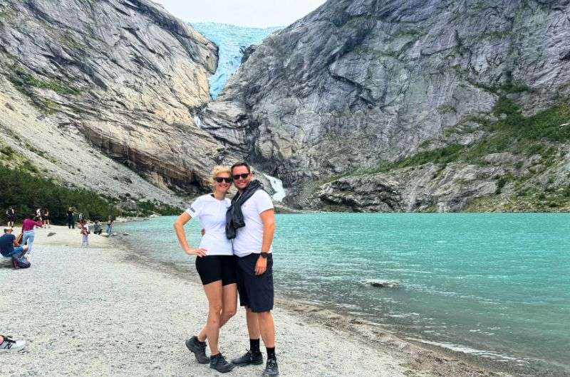 Tourists on Briksdal Glacier in Norway, photo by Next Level of Travel