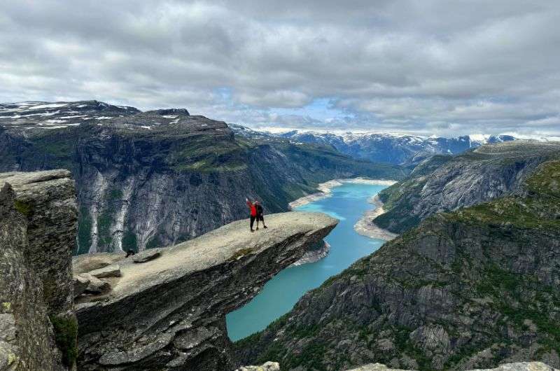 Tourists on the Trolltunga hike in Norway, photo by Next Level of Travel