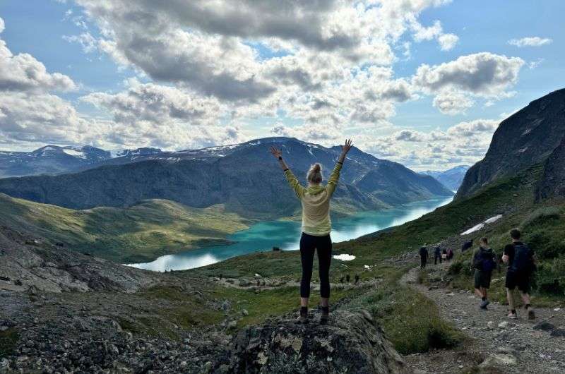 Besseggen Ridge hike in Norway, photo by Next Level of Travel