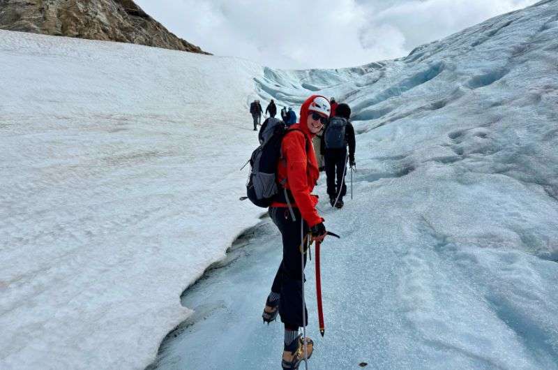 Hiking the Folgefonna glacier in Norway, photo by Next Level of Travel 