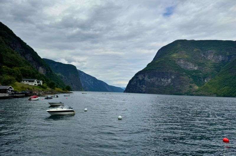 Motor boats on Aurlandsfjord in Norway, photo by Next Level of Travel