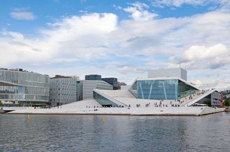 Oslo Opera House in Norway