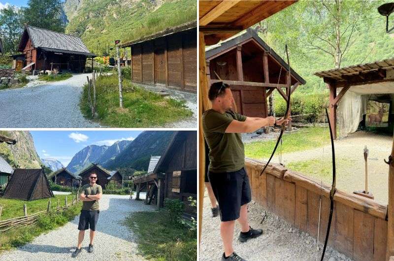 Tourist in Viking Valley in Norway, photos by Next Level of Travel