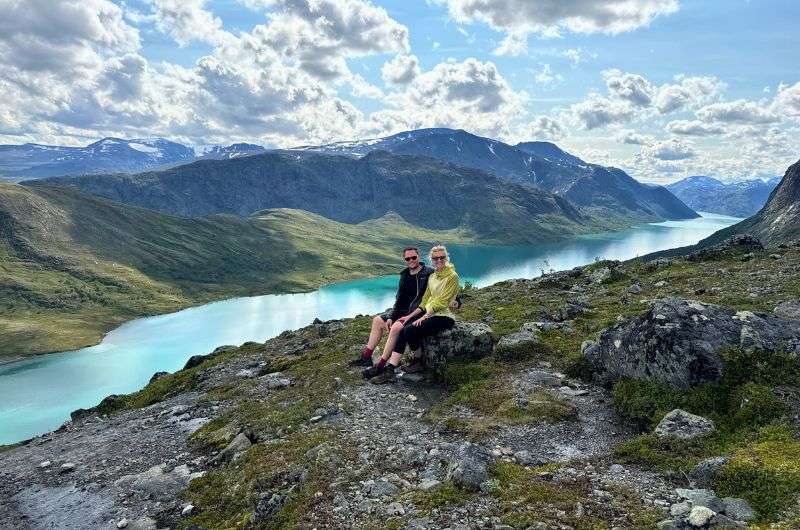 Tourists on the Besseggen Ridge hike in Norway, photo by Next Level of Travel