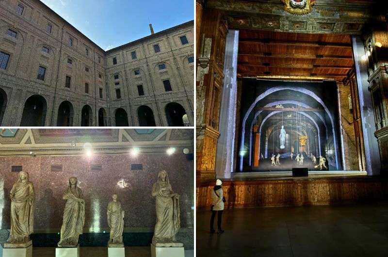 Palazzo della Pilotta in Parma, Italy, photos by Next Level of Travel