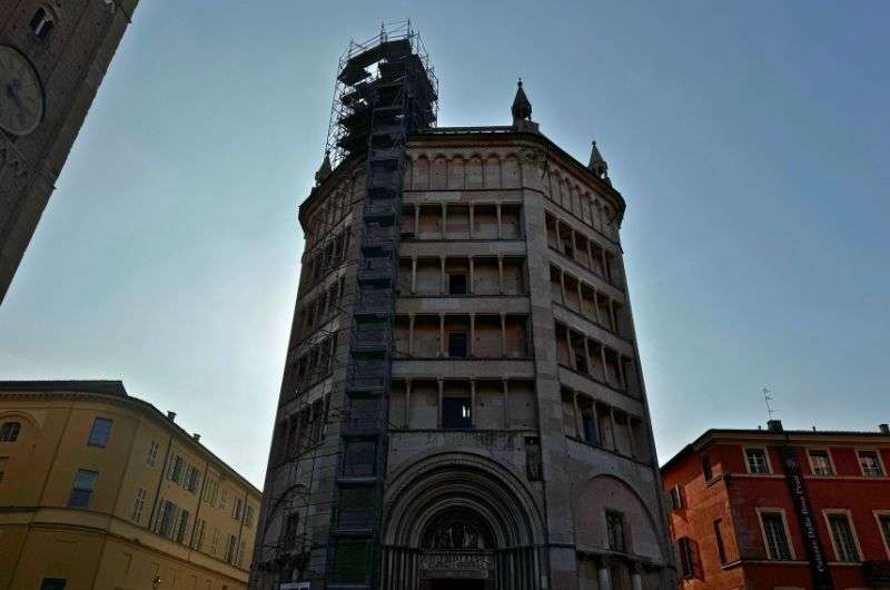 Parma Baptistery in Italy, photo by NExt Level of Travel