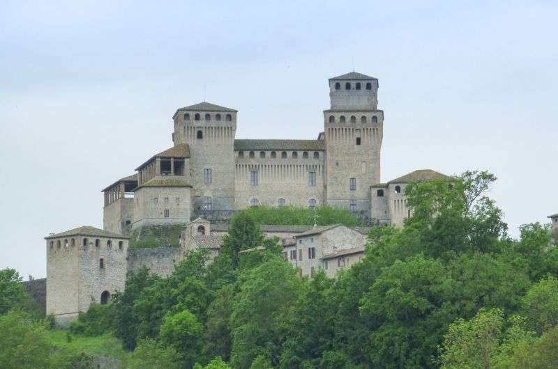 Torrechiara Castle in Parma, Italy