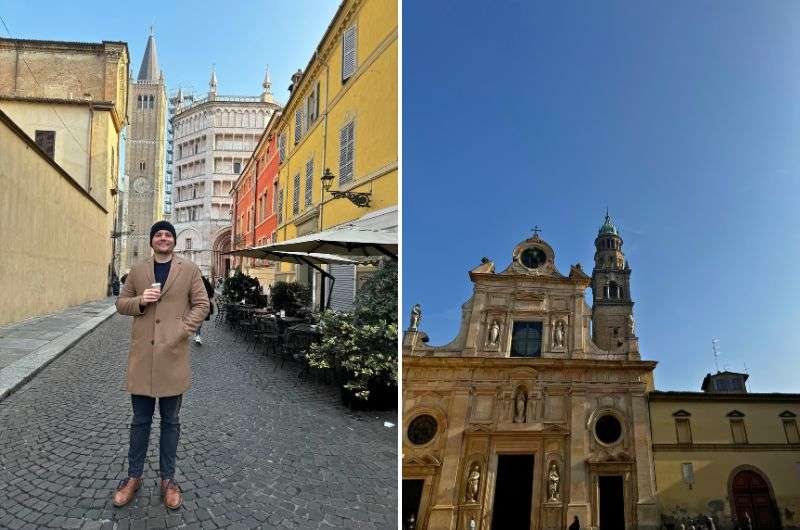 Traveler visiting Parma in Italy, photos by Next Level of Travel