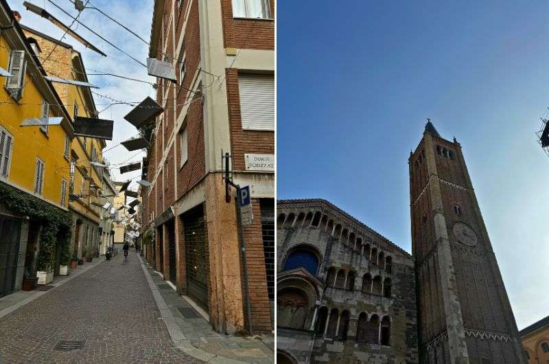 Walking around Parma city center in Italy, photos by Next Level of Travel 