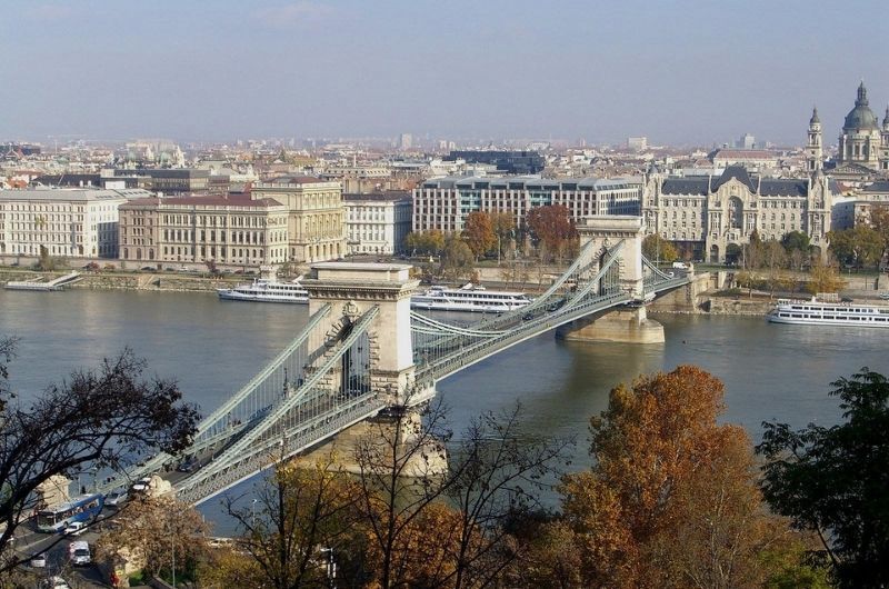 Bridge in Budapest, Hungary 