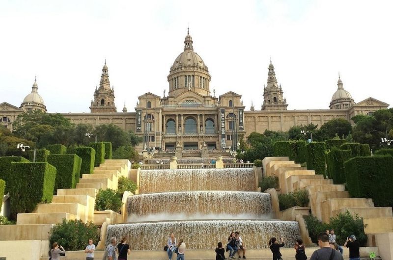 Montjuic Hill in Barcelona, Spain