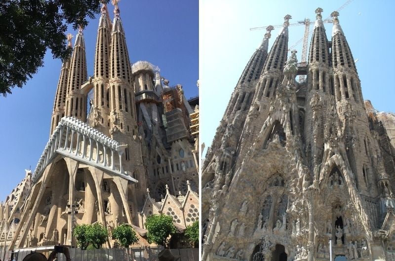 Sagrada Familia in Barcelona, Spain 