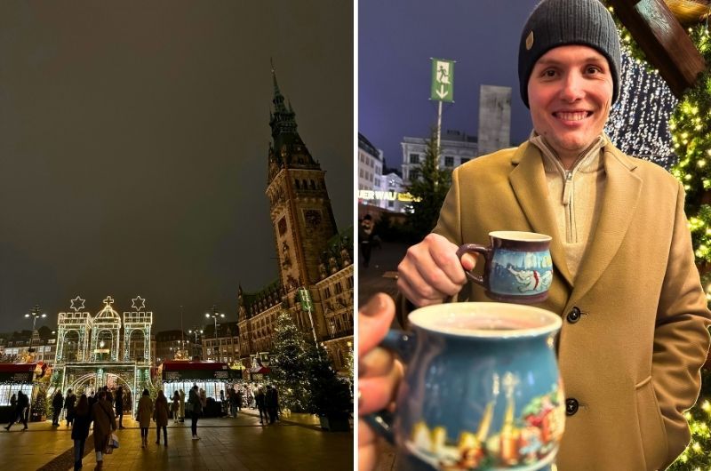 Traveler on Christmas markets in Hamburg, Germany, photos by Next LEvel of Travel 