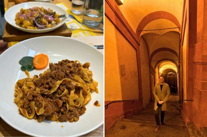 Eating spaghetti and exploring Bologna in Italy, photos by Next Level of Travel